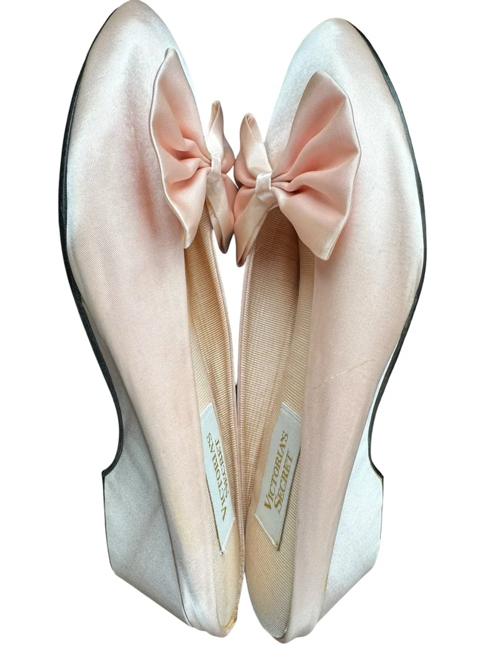 vintage Victoria's Secret Westgate satin slippers size 7/8